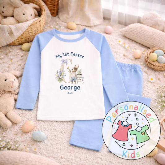Personalised My 1st Easter Bunny Pyjamas BE006