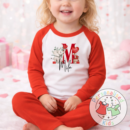 Personalised Valentine’s Pyjamas V012