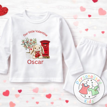 Personalised Valentine’s Pyjamas – Our Little Valentine V009