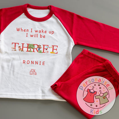 Personalized Farm Animal Birthday Pyjamas – Perfect for Little Farmers!