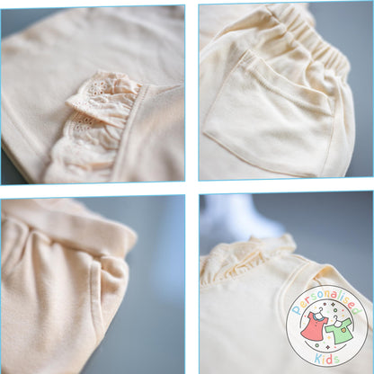 Adorable Girls Frilly Anglaise Summer Sets