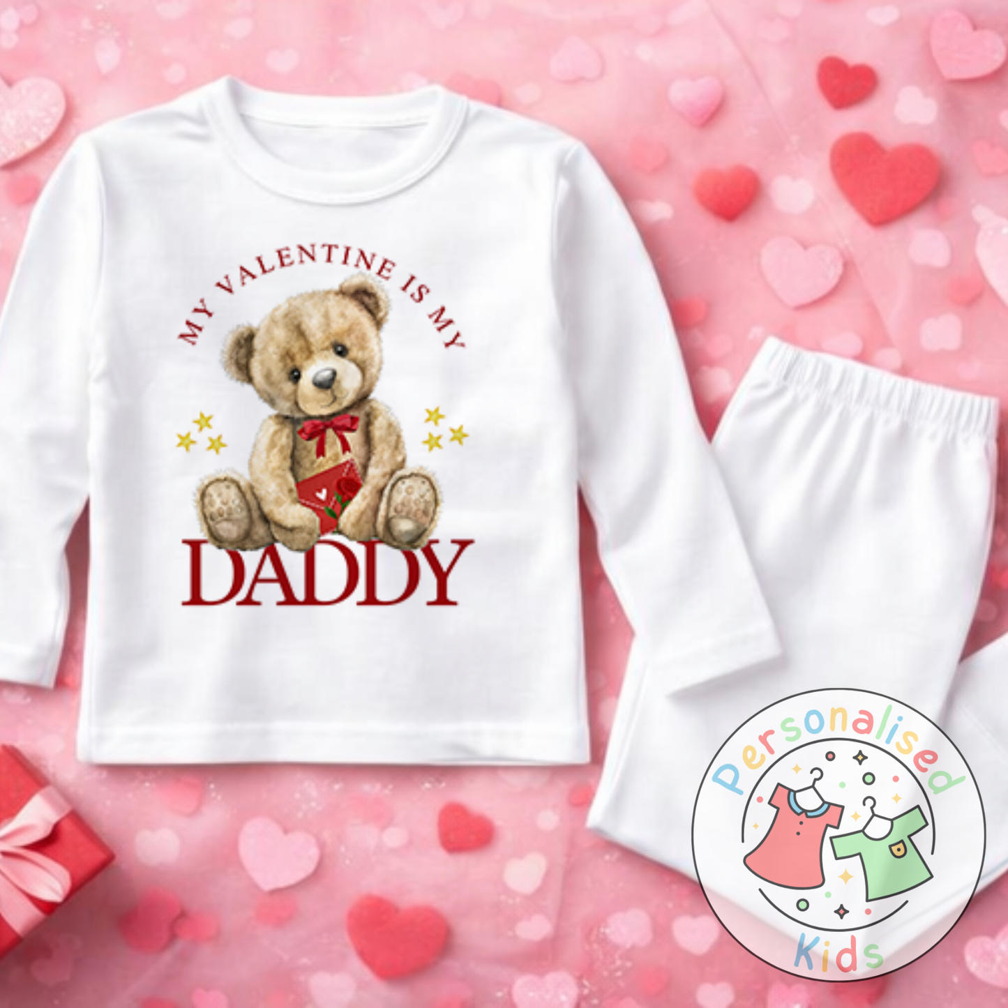 Personalised Valentine’s Pyjamas V011
