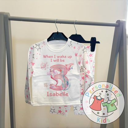 Personalized Mermaid Birthday Pyjamas – Magical Dreams for Your Little Mermaid!