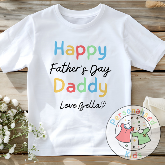 Personalised Father’s Day Top – “Happy Father’s Day Daddy”