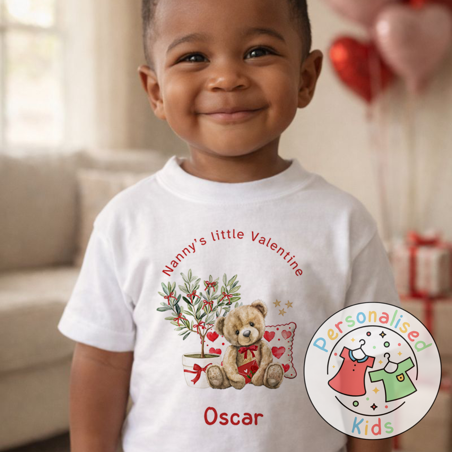 Personalised Valentine’s T-Shirt V005