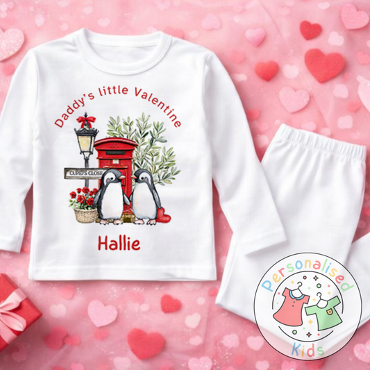 Personalised Valentine’s Pyjamas – Our Little Valentine V001
