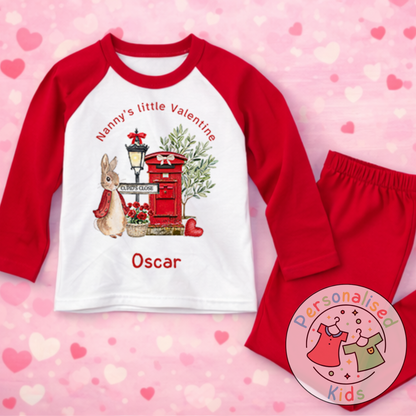 Personalised Valentine’s Pyjamas – Our Little Valentine V002