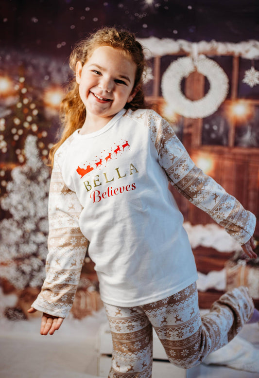 Christmas Onesie Pj, Red Christmas Pjs Baby, Matching Family pyjamas, Personalised Christmas Pyjamas – Matching Family Set CD061