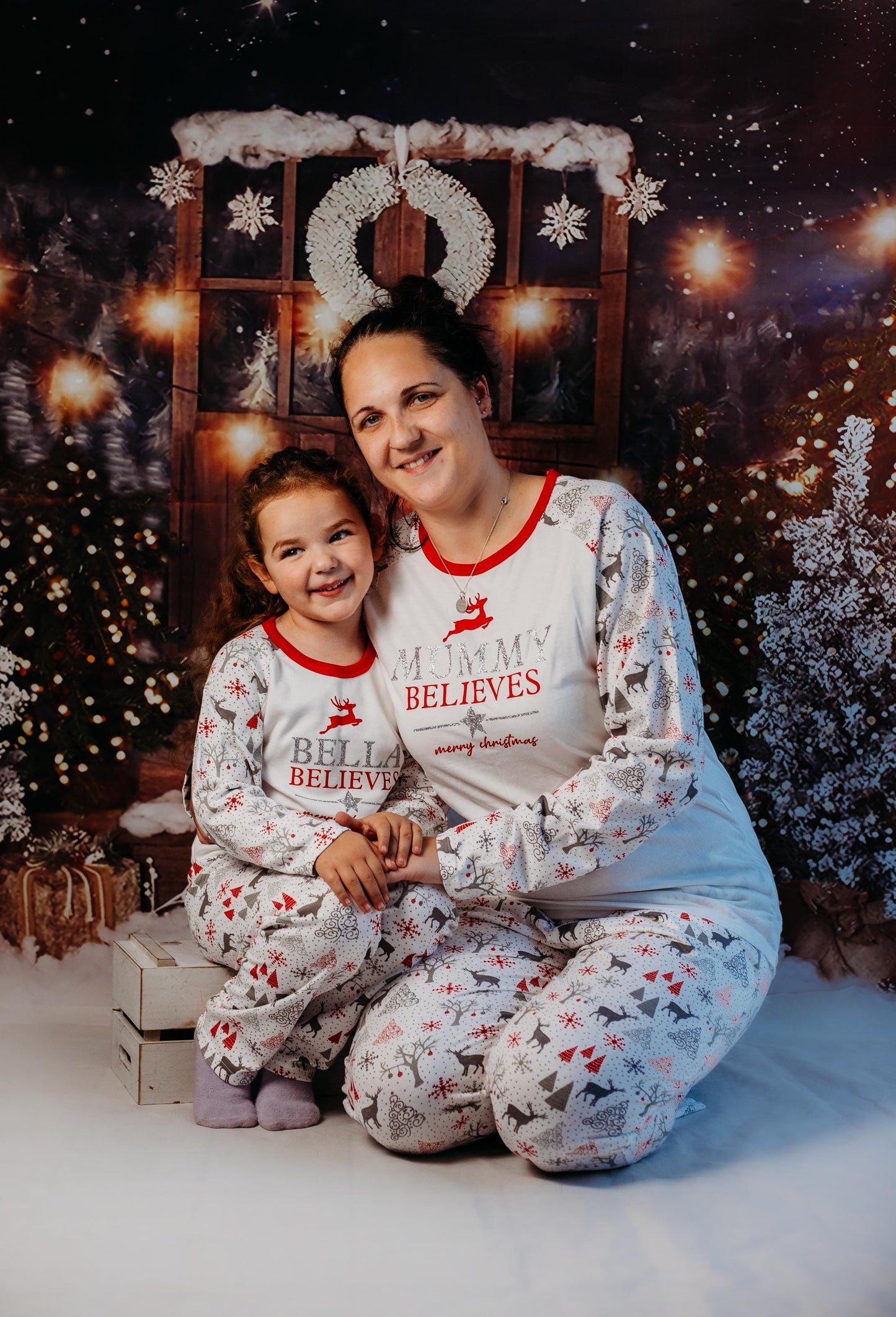 Christmas Onesie Pj, Red Christmas Pjs Baby, Matching Family pyjamas, Personalised Christmas Pyjamas – Matching Family Set CD062