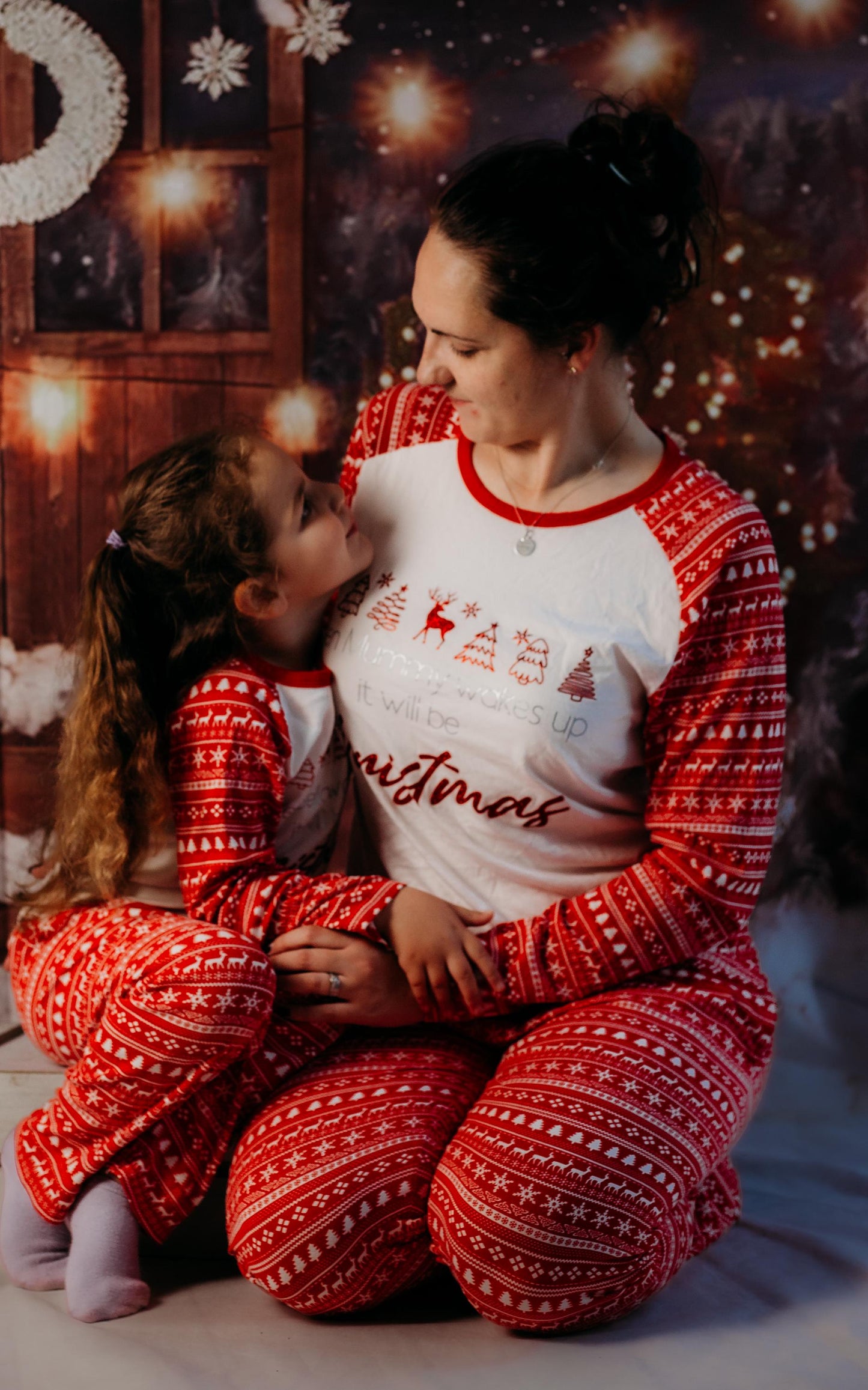 Christmas Onesie Pj, Red Christmas Pjs Baby, Matching Family pyjamas, Personalised Christmas Pyjamas – Matching Family Set CD063
