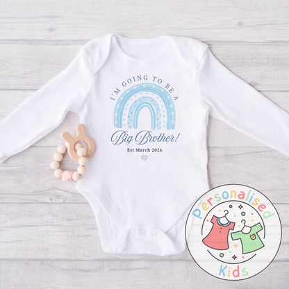 Celebrate the sweetest promotion with our adorable "Promoted to Big Brother" outfits – perfect for pregnancy announcements, sibling reveal photos, or a thoughtful gift for the newest big sibling!