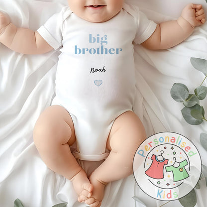 Celebrate the sweetest promotion with our adorable "Promoted to Big Sister" or "Promoted to Big Brother" outfits – perfect for pregnancy announcements, sibling reveal photos, or a thoughtful gift for the newest big sibling!