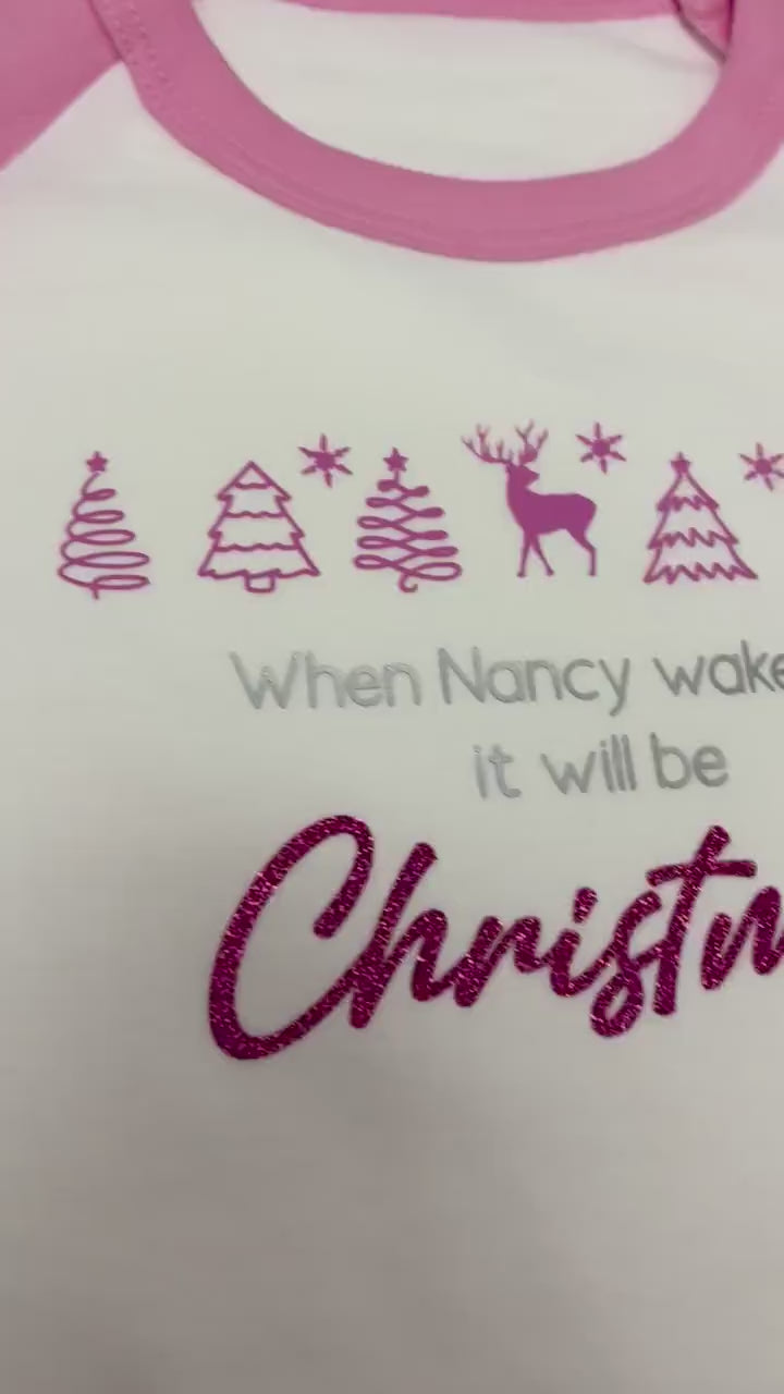 Personalised “When I Wake Up It Will Be Christmas” Set, Christmas sets For The Whole Family, CD061